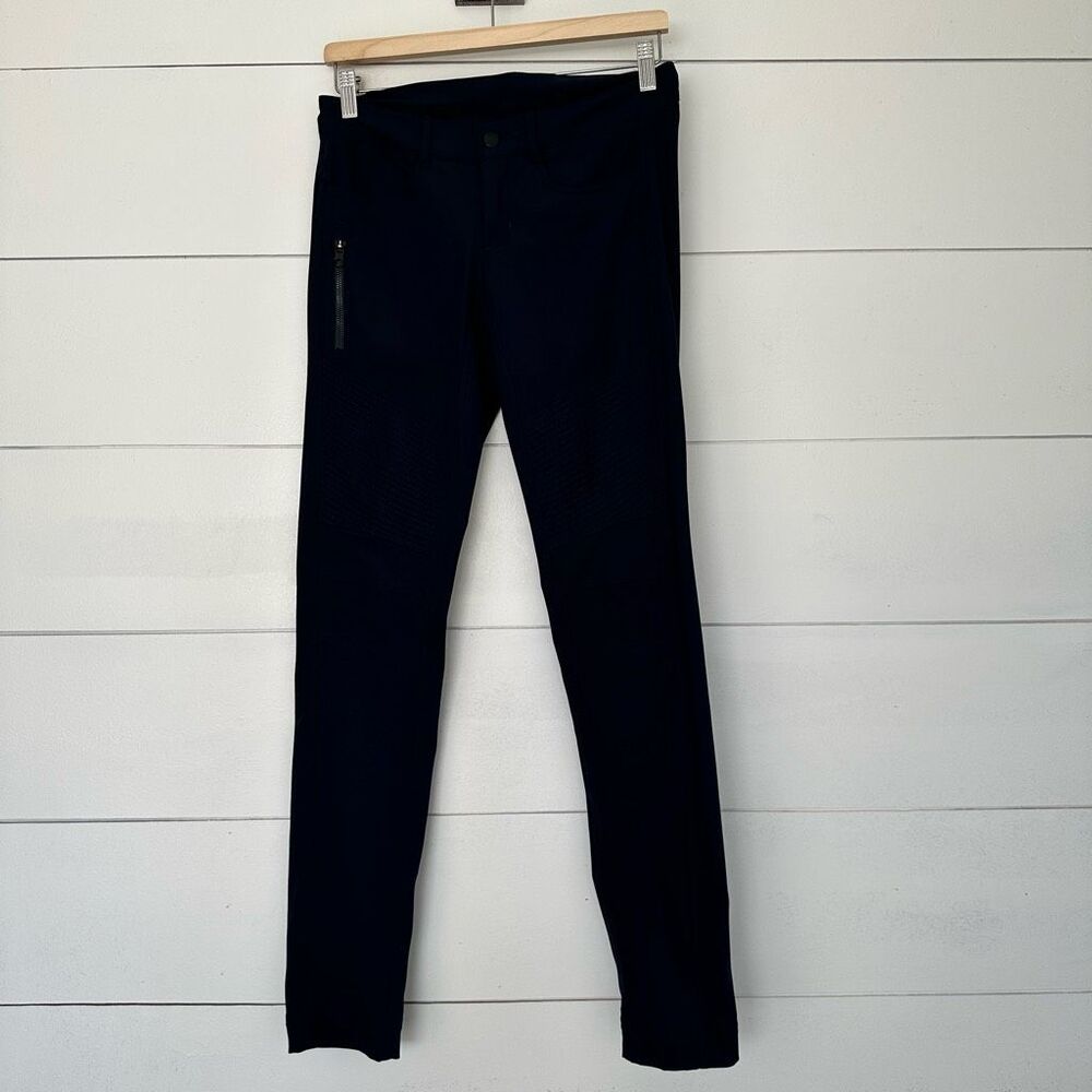 Lululemon Women’s 6 Blue Bust a Move Moto Pants - Picture 1 of 6